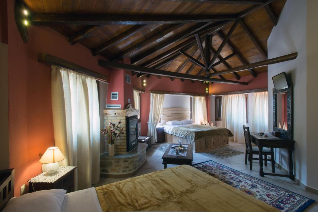 Mansion Terpou Otel Áyios Vlásios Oda fotoğraf